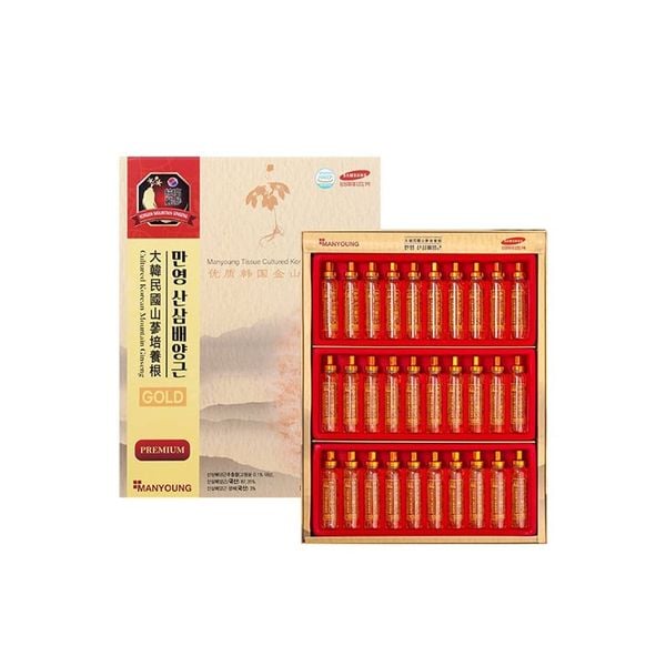 Tinh Chất Sâm Núi Hàn Quốc Manyoung Tissue Cultured Korean Mountain Ginseng (30 Ống x 20ml)