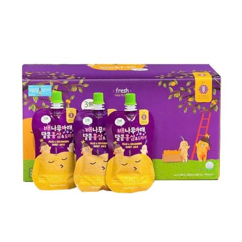Hồng Sâm Baby Lê Hoa Chuông Kim's Red Ginseng Pear & Red Ginseng Sweet Juice (30 gói x 60ml)