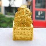 Ấn Rồng phong thuỷ mạ vàng 24K
