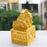 Ấn Rồng phong thuỷ mạ vàng 24K