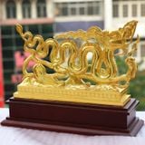 Tượng Rồng thời Lý mạ vàng