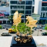 Đôi Hạc Phúc Lộc mạ vàng