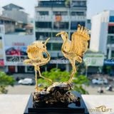 Đôi Hạc Phúc Lộc mạ vàng