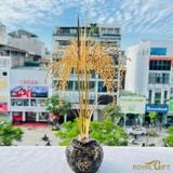 Hũ Lúa Tài Lộc Mạ Vàng