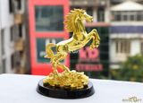 Tượng Ngựa phong thủy mạ vàng