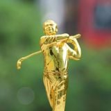 Tượng người đánh Golf mạ vàng - Nam Golfer