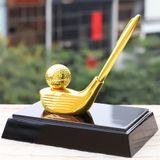 Giá cắm bút hình Gậy Golf mạ vàng