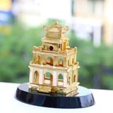 Tháp Rùa Hồ Gươm (Hà Nội) mạ vàng 24K