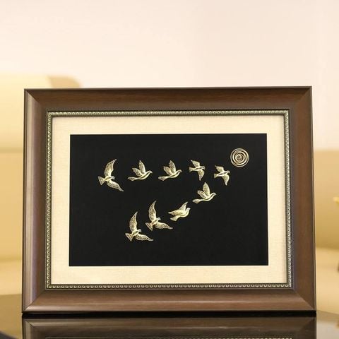 Tranh Những Cánh Chim Khát Vọng mạ vàng