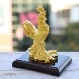 Tượng Gà Trống phong thủy mạ vàng - GA001