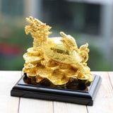 Tượng Long Quy mạ vàng
