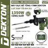  Máy khoan bê tông Dekton DK - DH3505PRO / DK - DH3505XPRO 