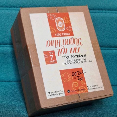 Set cháo trần bì truyền thống thanh đạm