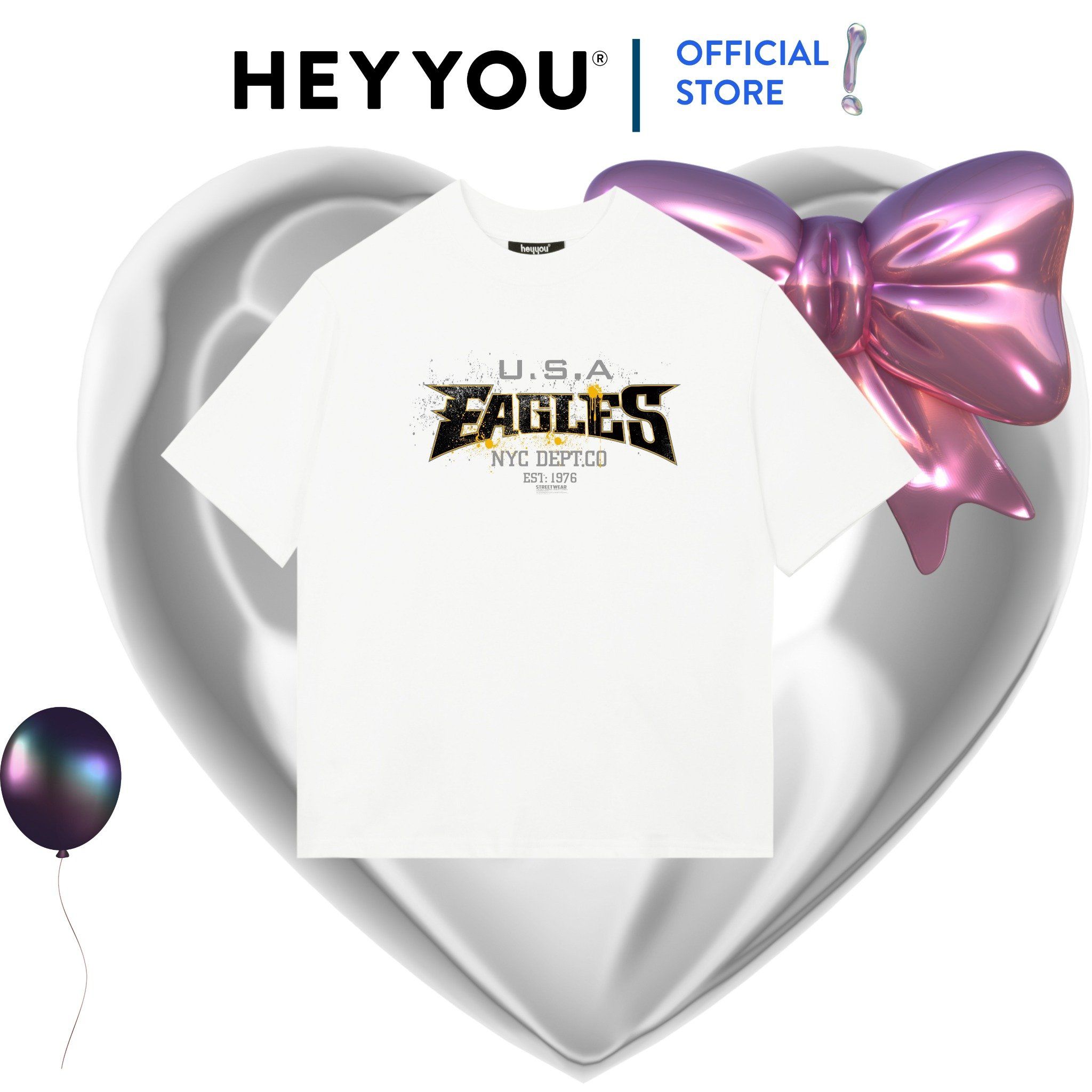 COTTON PREMIUM - ÁO THUN HEYYOU 