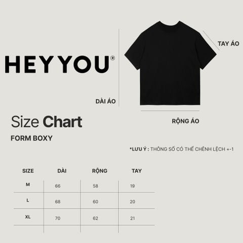  COTTON KHÔ - ÁO THUN HEYYOU 