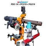  Máy tạo rãnh, máy cắt ống, máy khoan khoét lỗ ống chữa cháy PCCC 