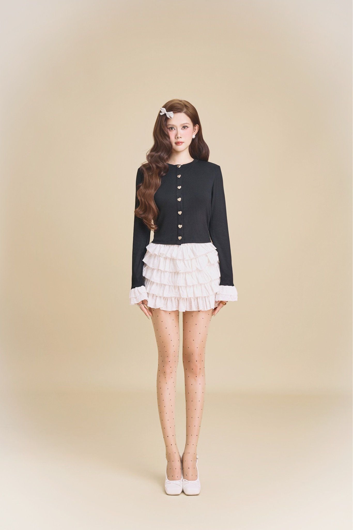 Set Áo Tay Loe Cv Xô