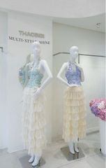 Áo Yếm Lưới Kết Hoa