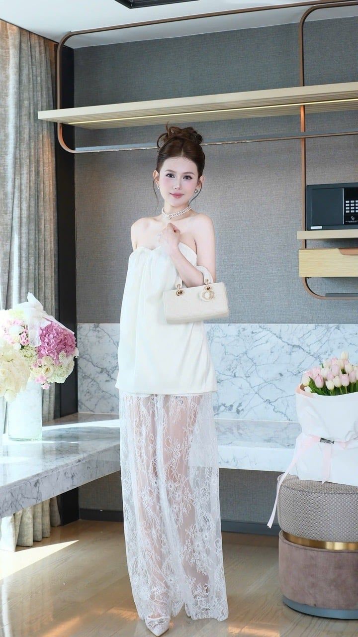 Set Cup Lụa Cv Ren