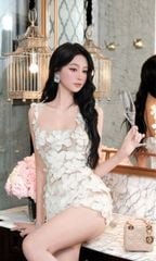 Đầm Ren Kết Hoa From A