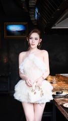 Đầm Yếm Ren Xù Tầng