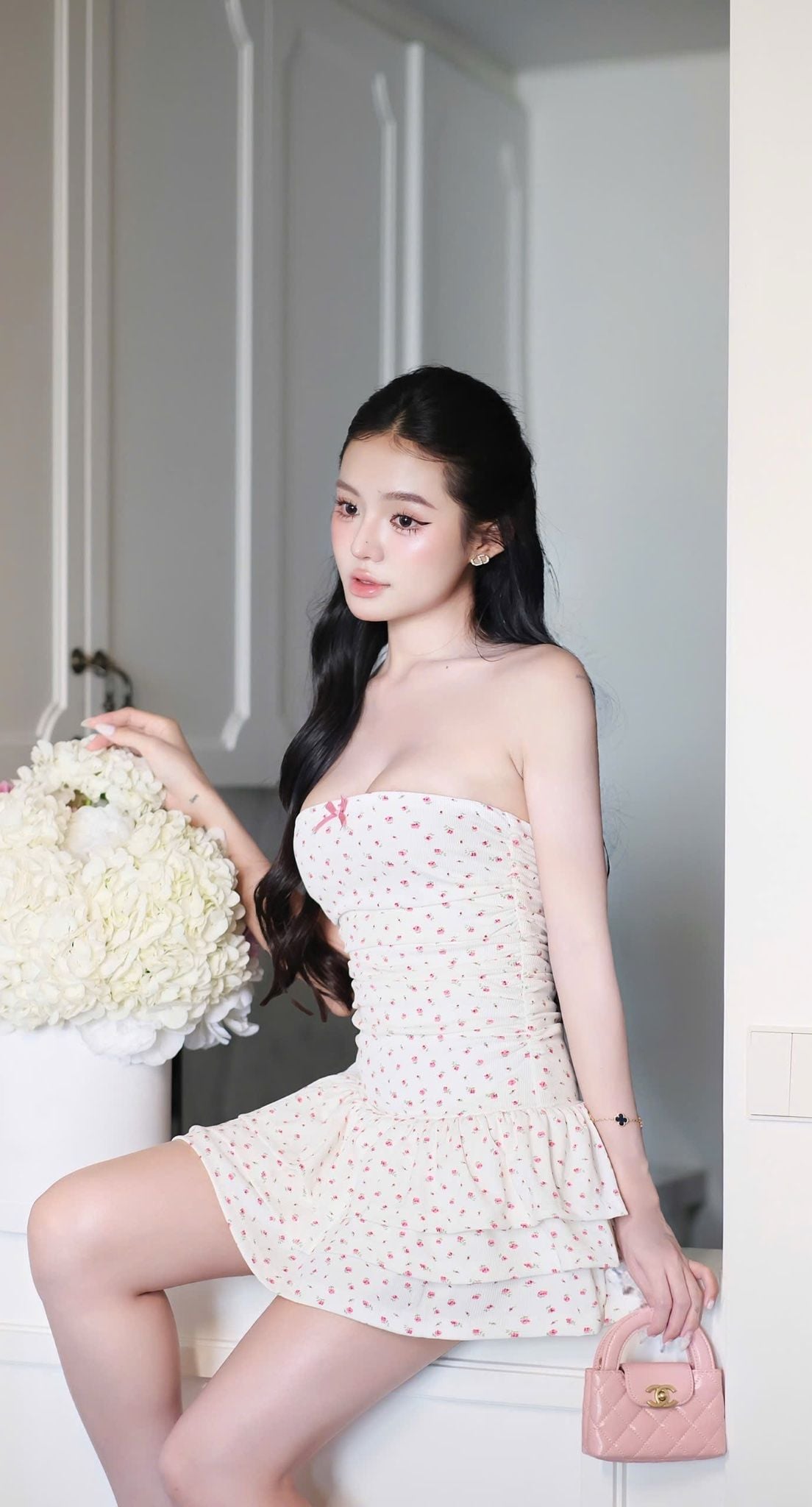 Đầm Ống Bèo Hoa Nhí