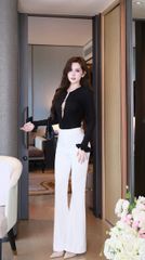 Quần Lưng Cao Ống Loe