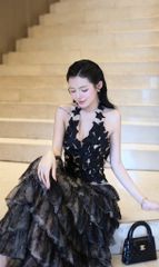 Áo Yếm Lưới Kết Hoa