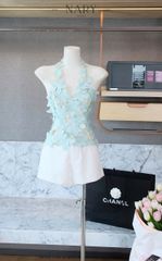 Áo Yếm Lưới Kết Hoa