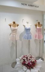 Đầm Yếm Hoa Nhí Viền Ren