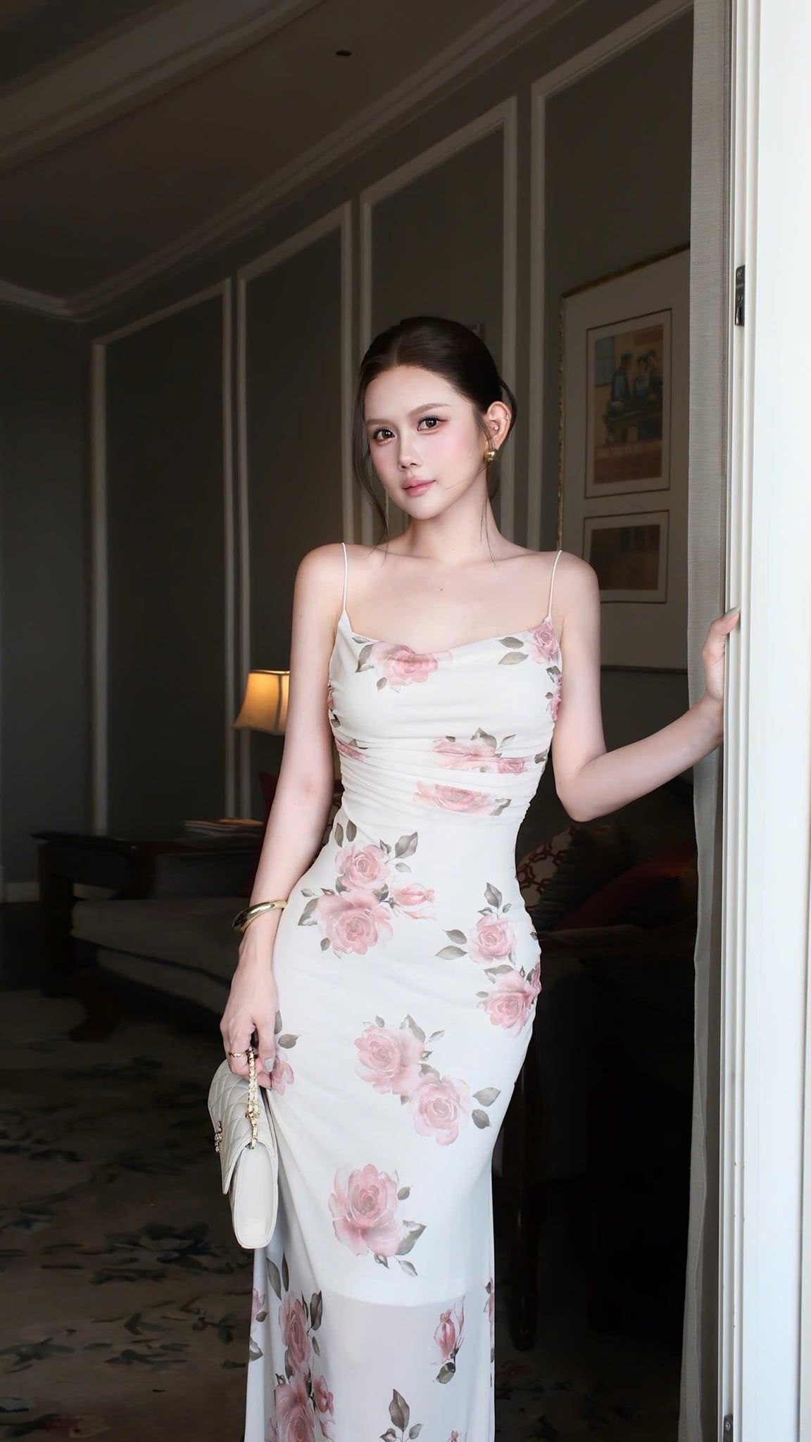 Đầm 2S Thun Lưới Nhún