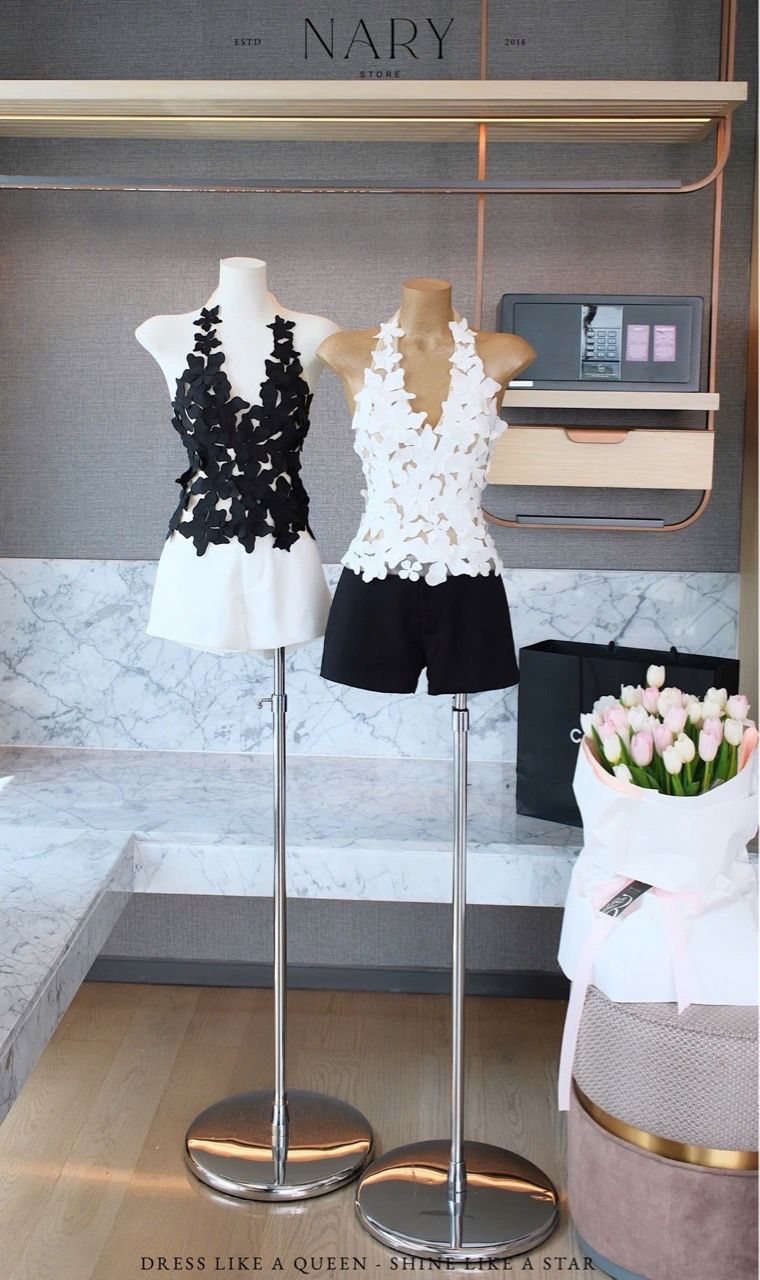 Áo Yếm Lưới Kết Hoa