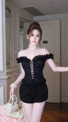 Áo Ren Đan Dây Bẹt Vai