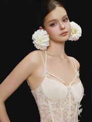 Đầm Lụa Tà Ren Đính Bướm