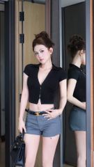 Quần Short Basic Cài Nút