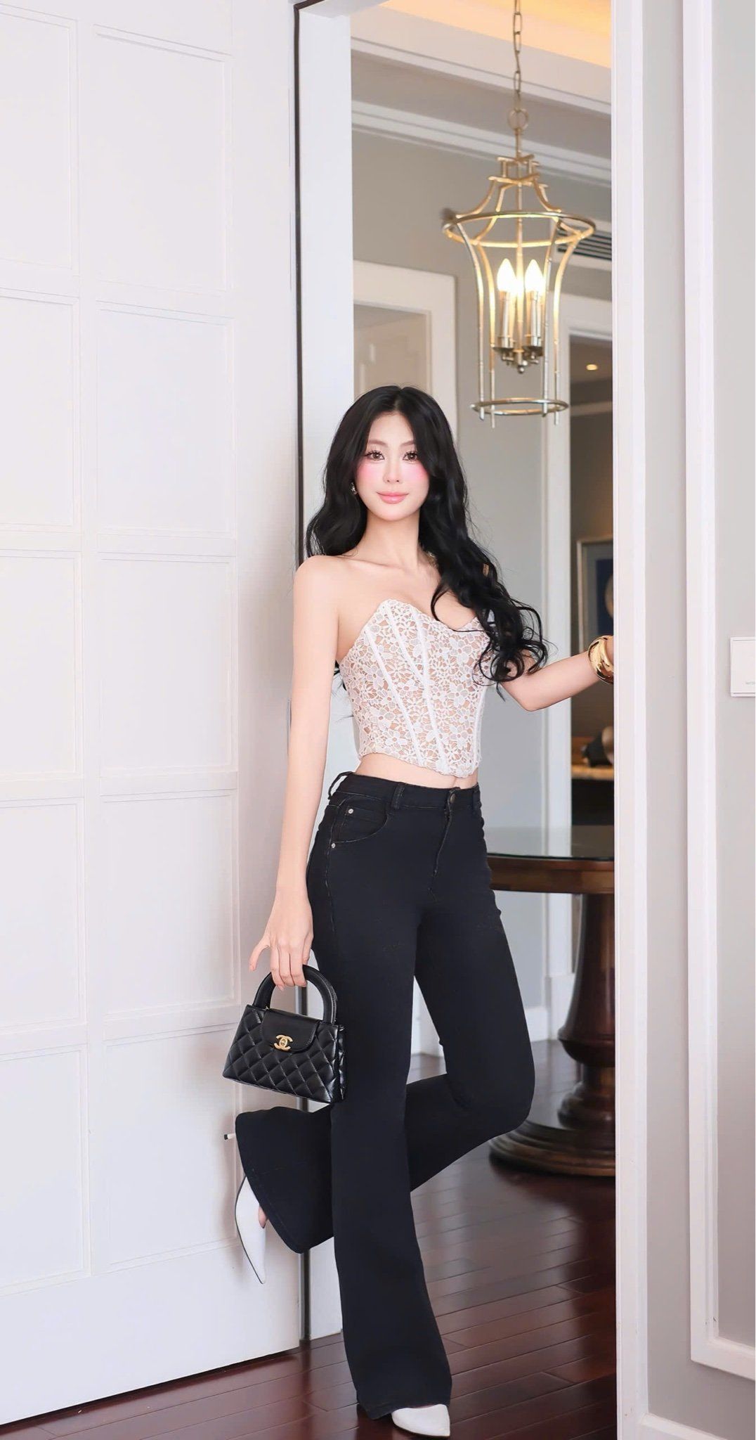 Áo Cup Lưới Ren Hoa