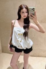 Áo Ống Bí Nút Kèm Belt
