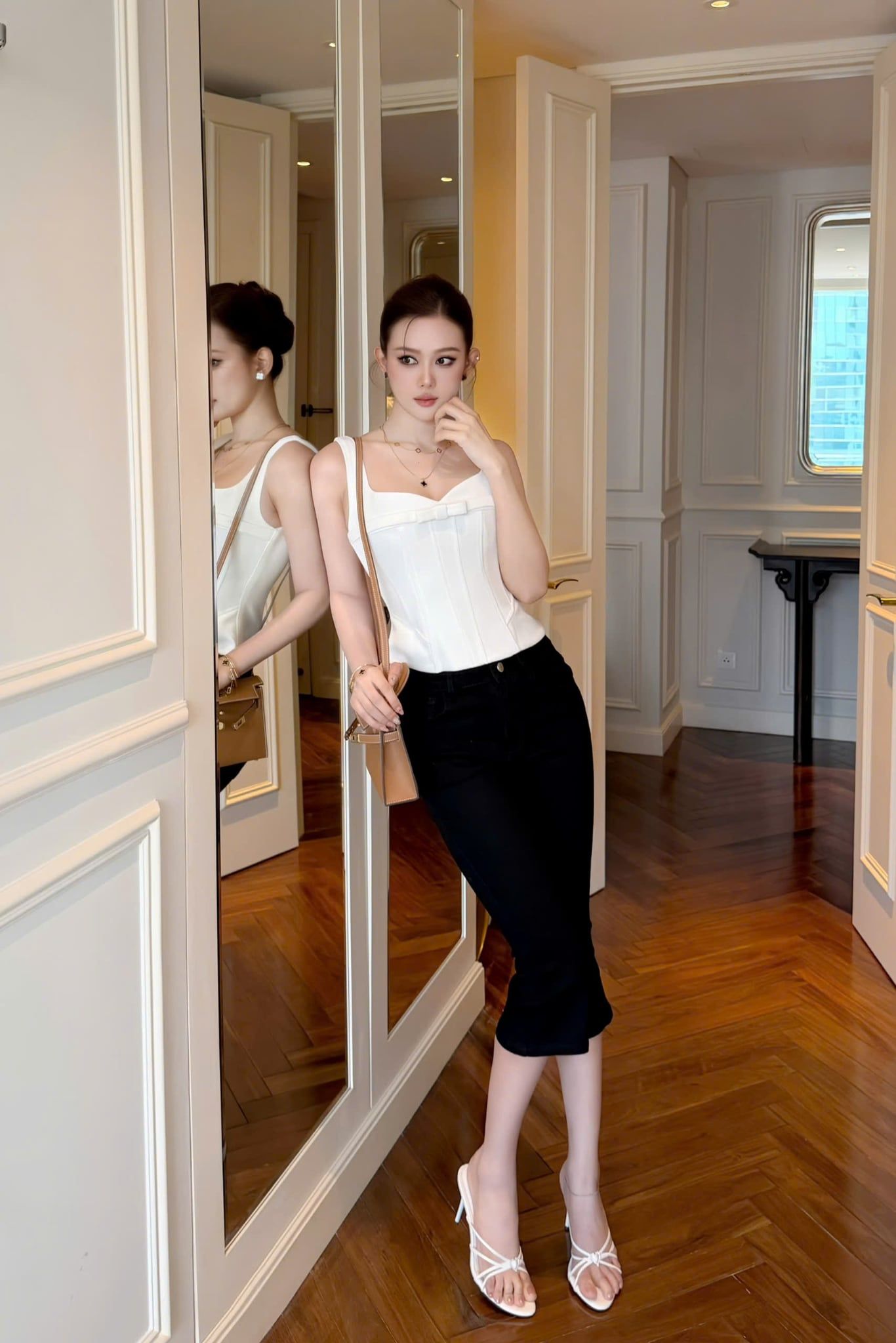 Quần Jean Lửng Basic