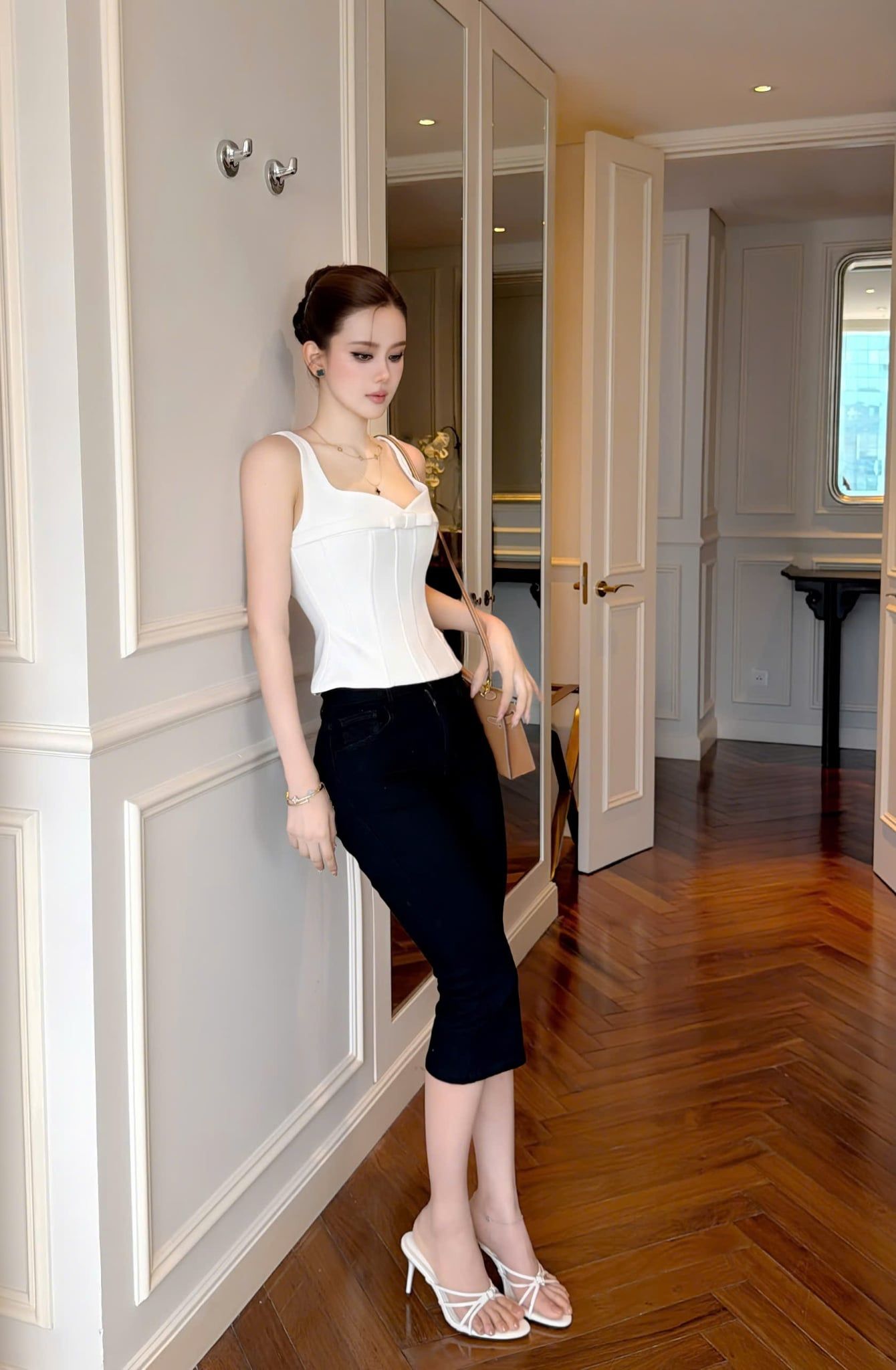 Quần Jean Lửng Basic