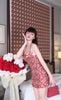 Đầm Yếm Nhúng Nền Hoa