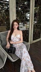 Đầm 2S Viền Ren Cổ V