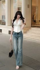 Quần Jean Ống Loe Basic