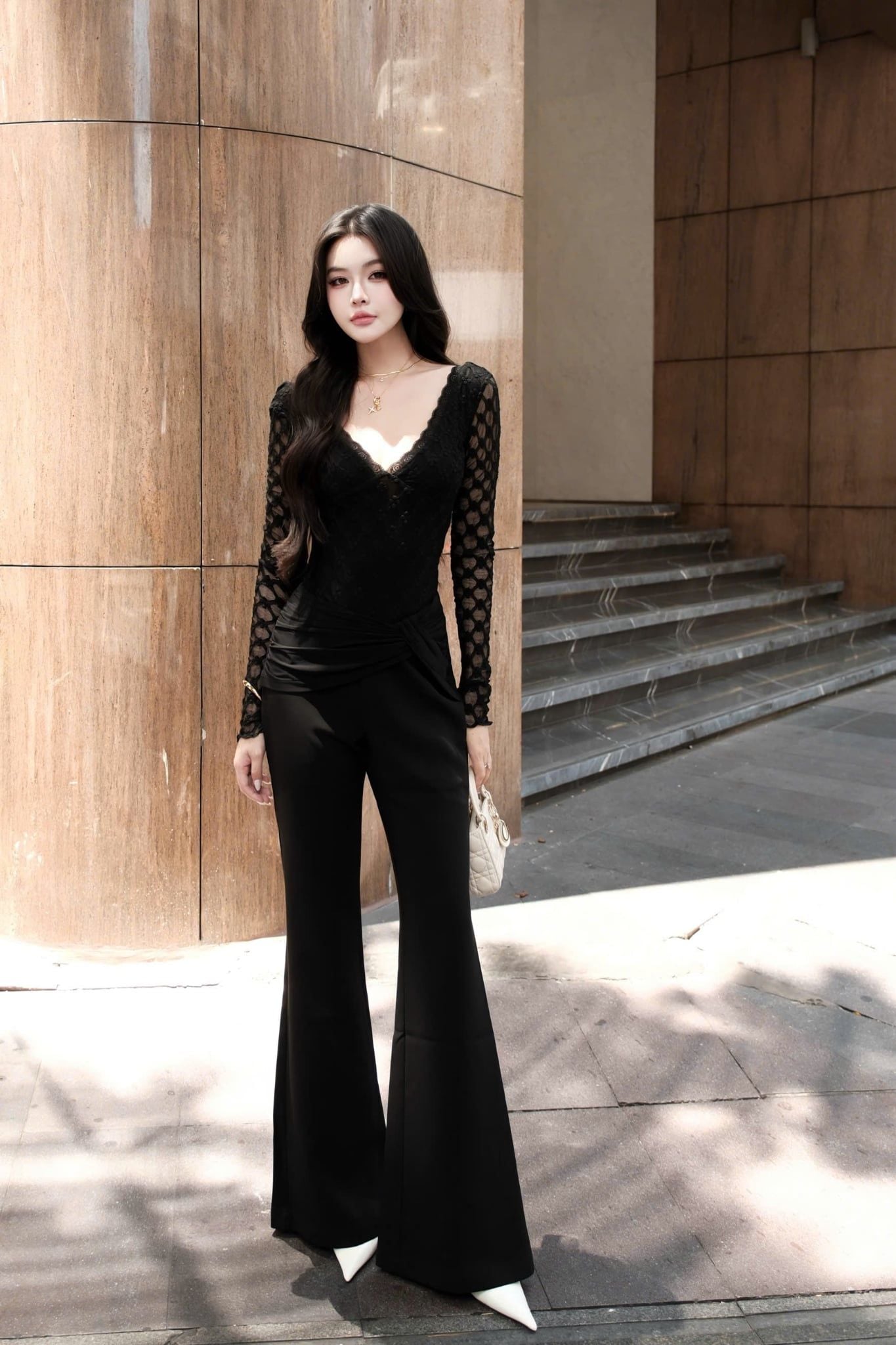 Áo Bodysuit TD Cổ Tim