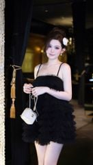 Đầm Babydoll Tầng Viền Đá