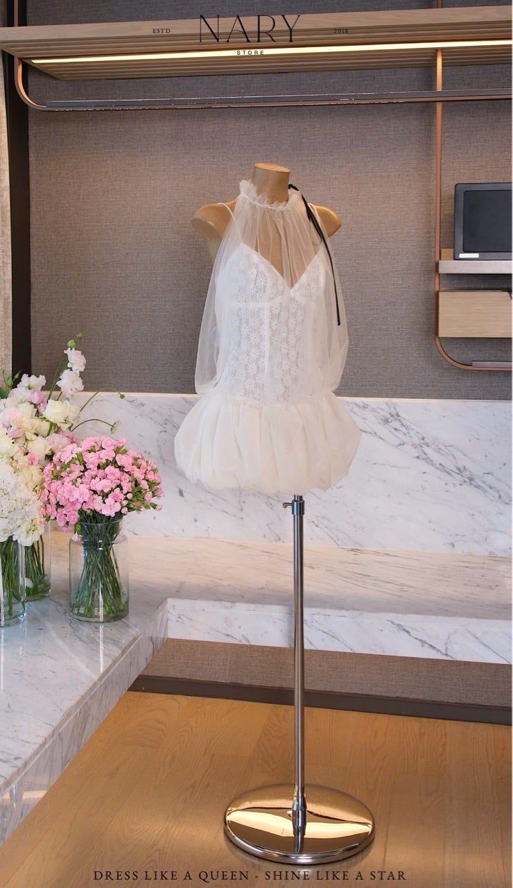 Đầm Lưới SN Phối Ren