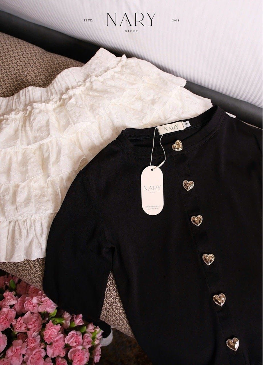 Set Áo Tay Loe Cv Xô