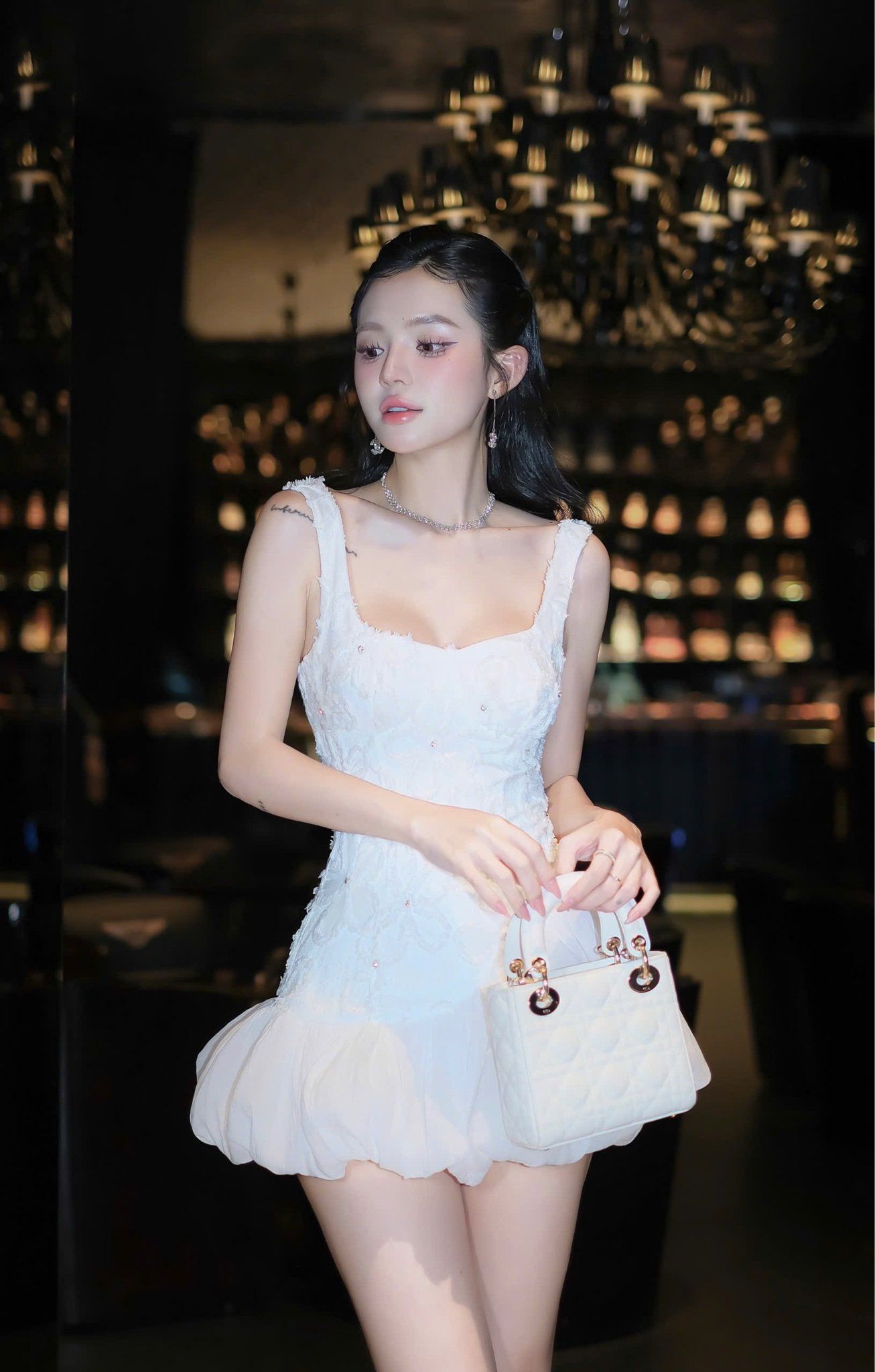 Đầm Tùng Bí Hoa Nổi