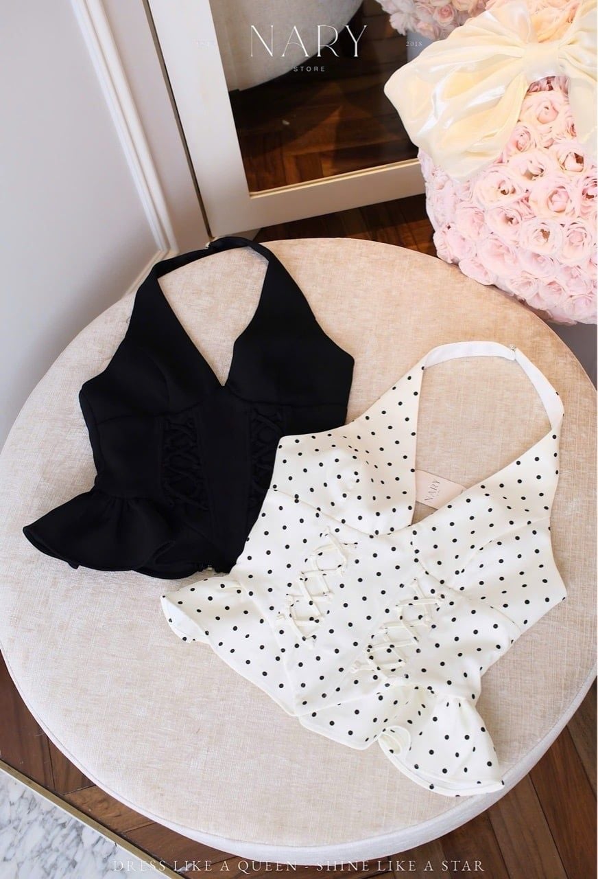 Áo Yếm Bèo Đan Dây