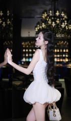 Đầm Tùng Bí Hoa Nổi