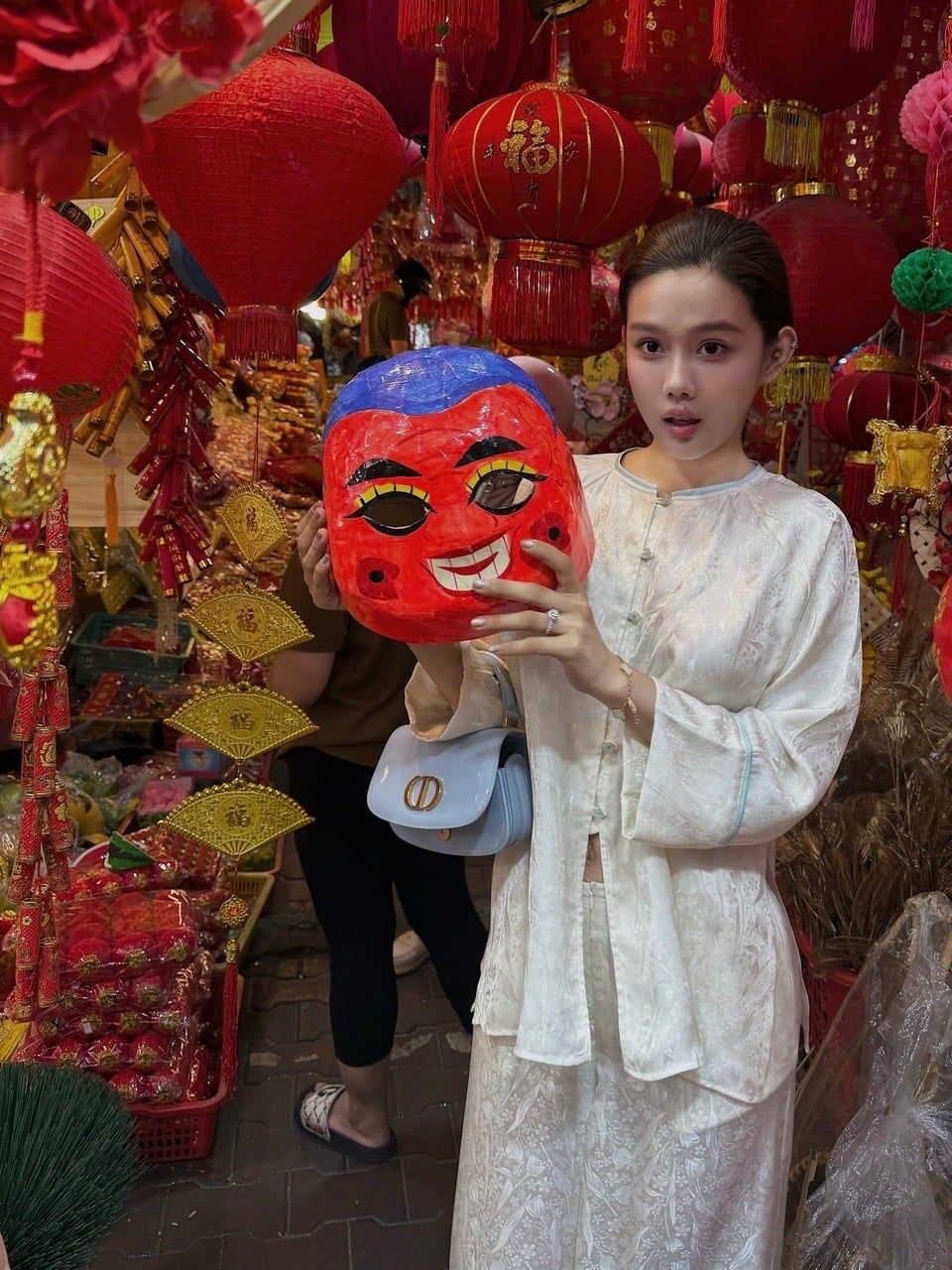 Set Lụa Bà Ba Viền Cổ